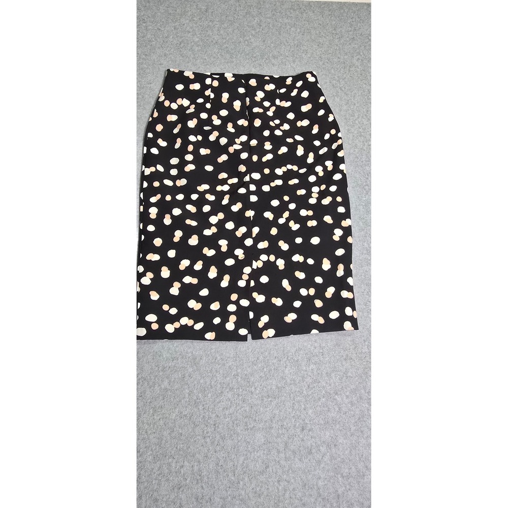 Philosophy Republic Clothing Black Abstract Polka Dot Pencil Skirt Size 4 - Picture 2 of 7
